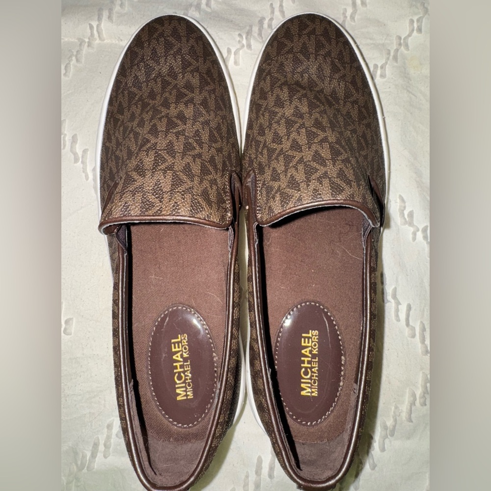 Michael Kors women’s Brown Slip-On Shoes